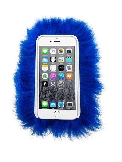 Shop Wild And Woolly Blue Fur Vincennes Iphone 6/6s Case
