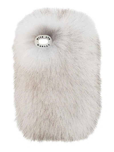 Shop Wild And Woolly Grey Fur Nassau Iphone 6/6s Case