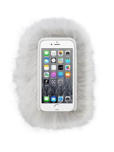 Shop Wild And Woolly Grey Fur Nassau Iphone 6/6s Case