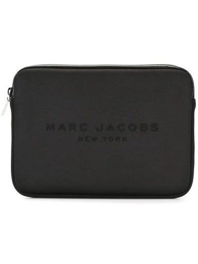 Shop Marc Jacobs Branded Computer Case - Black