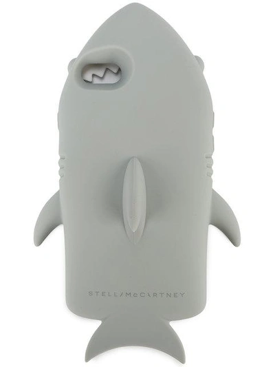 Shop Stella Mccartney Shark Iphone 7 Case In Grey