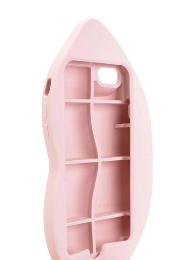Shop Stella Mccartney Lips Iphone 7 Case In Pink