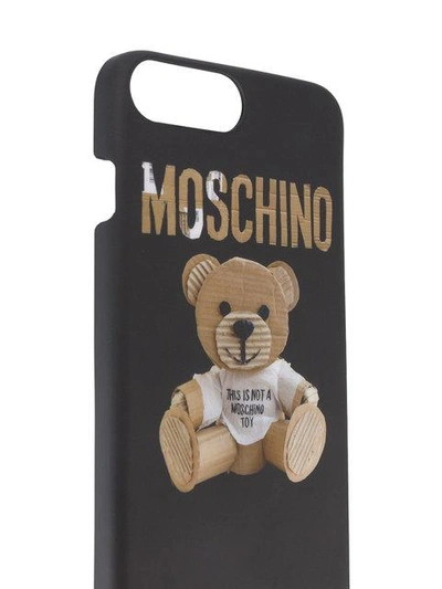 Shop Moschino Teddy Iphone 6+ Case - Black