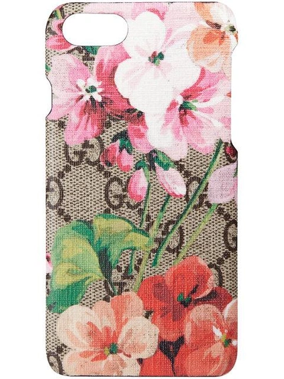 Shop Gucci Gg Blooms Iphone 7 Case