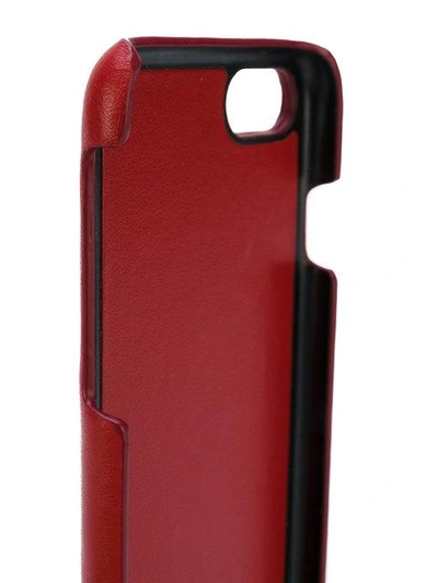 Shop Ferragamo Salvatore  Studded Iphone 7 Case - Red