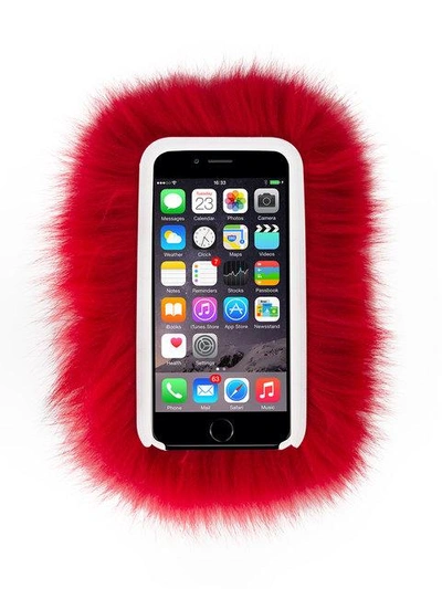 Shop Wild And Woolly Red Fur Bordeaux Iphone 7 Case