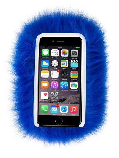 Shop Wild And Woolly Blue Fur Vincennes Iphone 7 Case