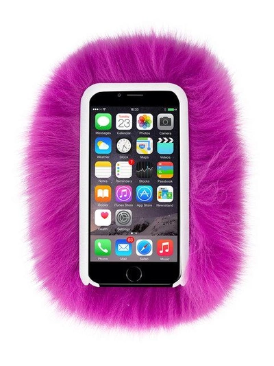 Shop Wild And Woolly Purple Fur Robidoux Iphone 7 Case