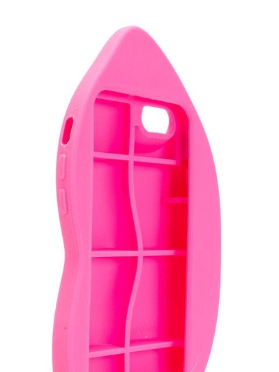 Shop Stella Mccartney Lips Iphone Case In Pink