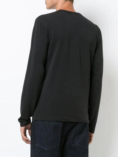 Shop Pya Long Sleeve T-shirt - Black