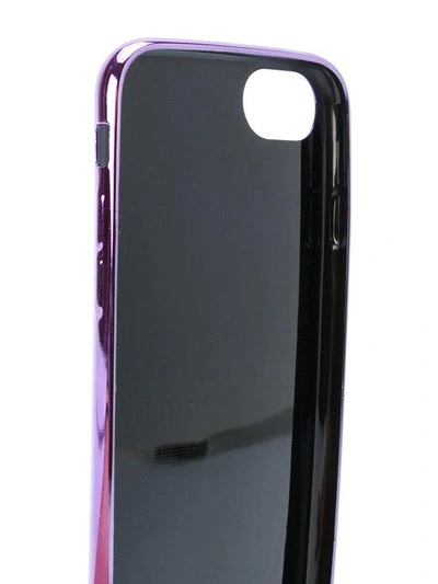 Shop Chiara Ferragni Flirting Glitter Iphone 7 Case In Purple