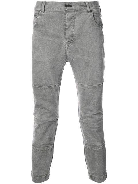 The Viridi-anne Cropped Panelled Trousers - Grey | ModeSens