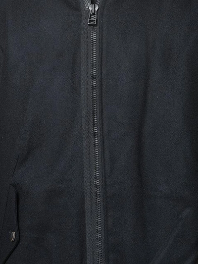 Shop Individual Sentiments Hooded Bomber Jacket In Black
