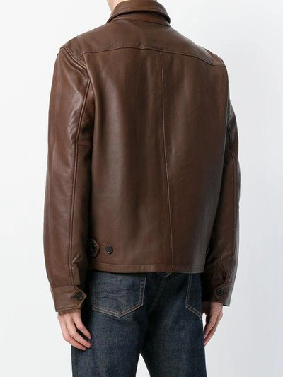 Polo Ralph Lauren Straight-fit Jacket In Brown
