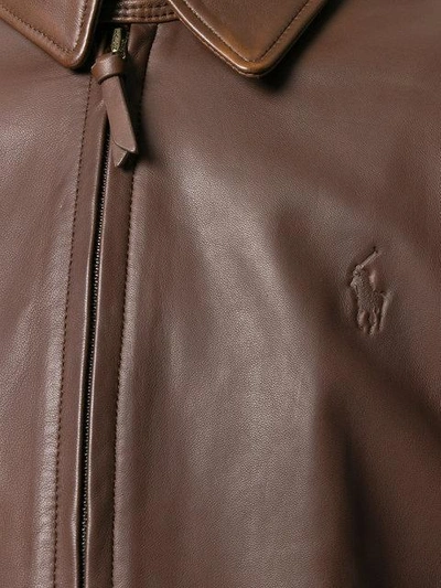 Polo Ralph Lauren Straight-fit Jacket In Brown