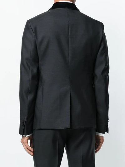 Shop Dsquared2 Shawl Collar Tuxedo Jacket In Black