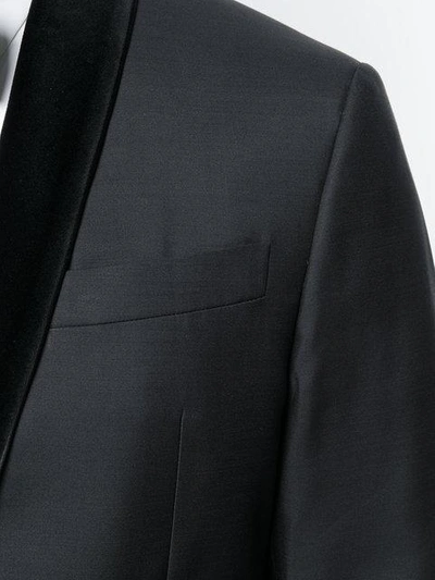 Shop Dsquared2 Shawl Collar Tuxedo Jacket In Black