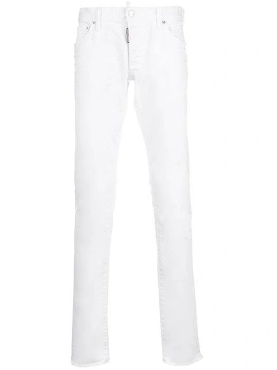 Shop Dsquared2 Slim Fit Jeans In White