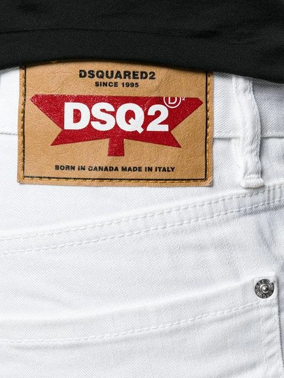 Shop Dsquared2 Slim Fit Jeans In White