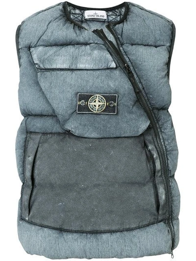 Stone Island Frost Effect Tela Down Vest ModeSens