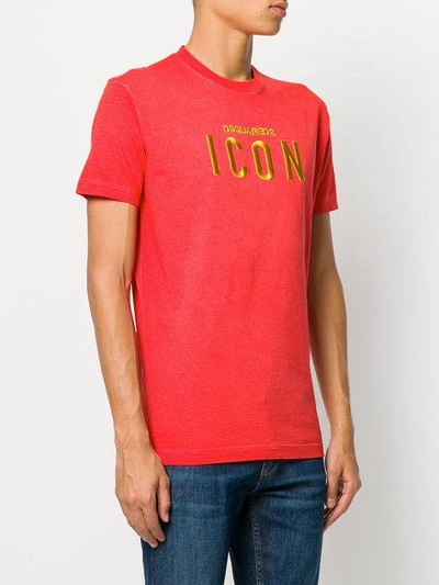 Shop Dsquared2 Icon T In Red