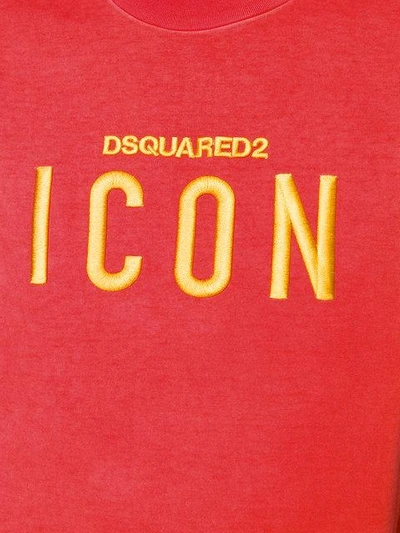 Shop Dsquared2 Icon T In Red