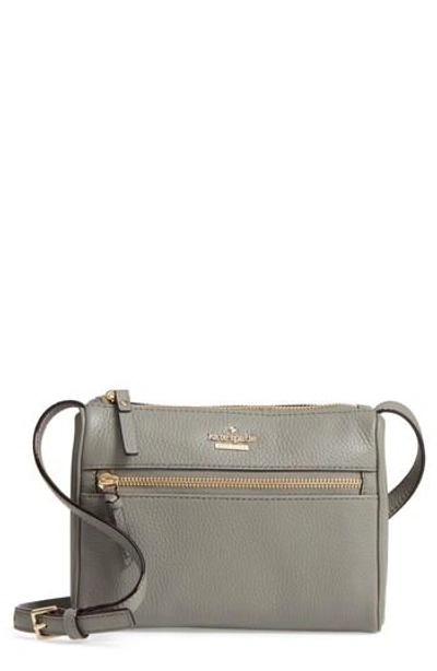 Shop Kate Spade Mini Jackson Street - Cayli Crossbody Bag - Green In Bone Grey