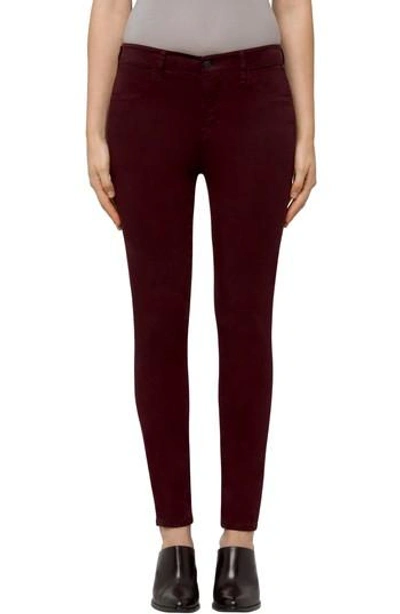 Shop J Brand High Waist Ankle Super Skinny Jeans In Botany