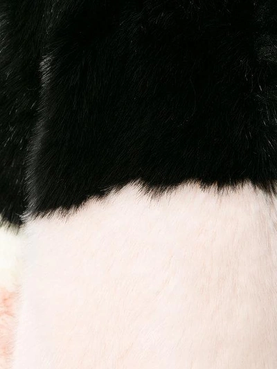 Shop La Seine & Moi Emma Faux Fur Coat In Black
