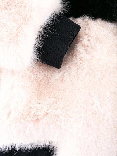 Shop La Seine & Moi Emma Faux Fur Coat In Black