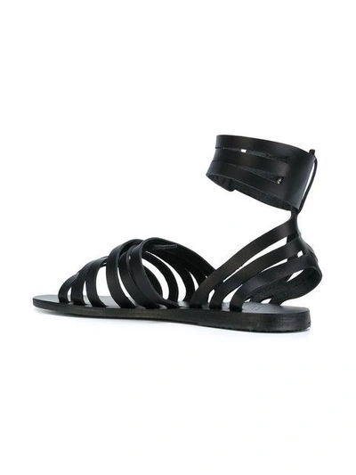 Shop Ancient Greek Sandals Zaira Flat Sandals - Black