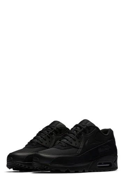 Shop Nike Air Max 90 Sneaker In Black/ Black/ Black