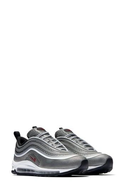 Shop Nike Air Max 97 Ultralight 2017 Sneaker In Metallic Silver/ Varsity Red