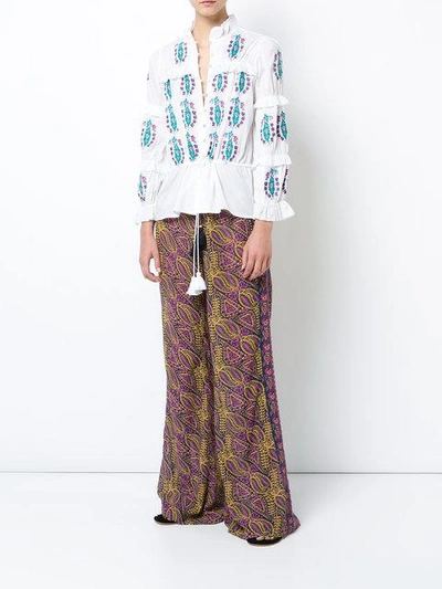 Shop Figue Adeline Embroidered Blouse