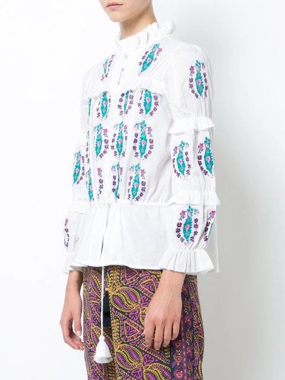 Shop Figue Adeline Embroidered Blouse