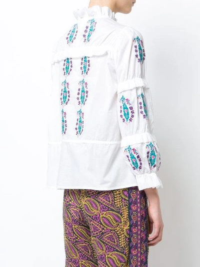 Shop Figue Adeline Embroidered Blouse