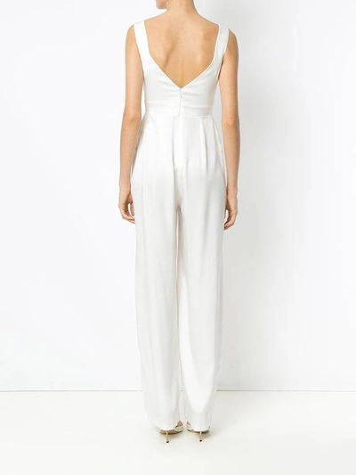 Shop Tufi Duek Cut Out Jumpsuit In White