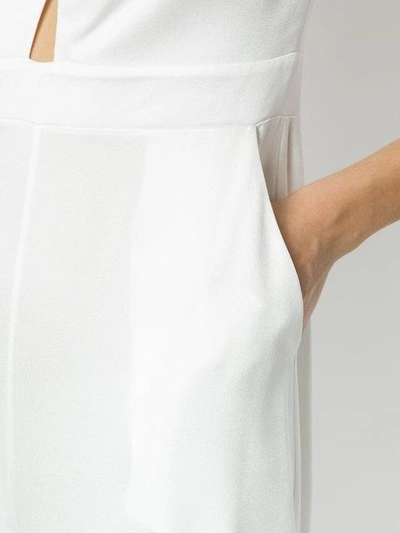 Shop Tufi Duek Cut Out Jumpsuit In White