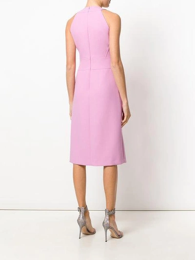 Shop Emilio Pucci Keyhole-detail Halterneck Dress