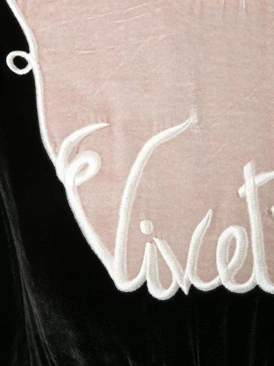 Shop Vivetta Embroidered Logo Dress