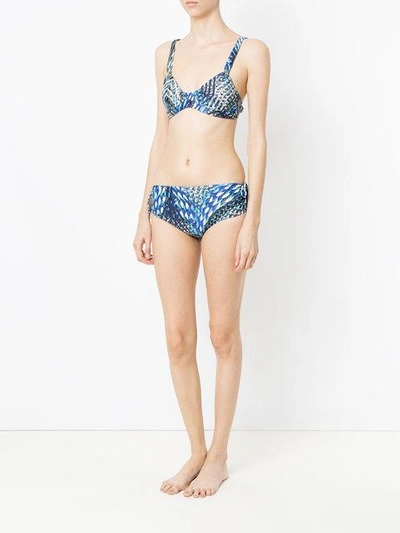 Shop Lygia & Nanny Marcela Bikini Set In Blue
