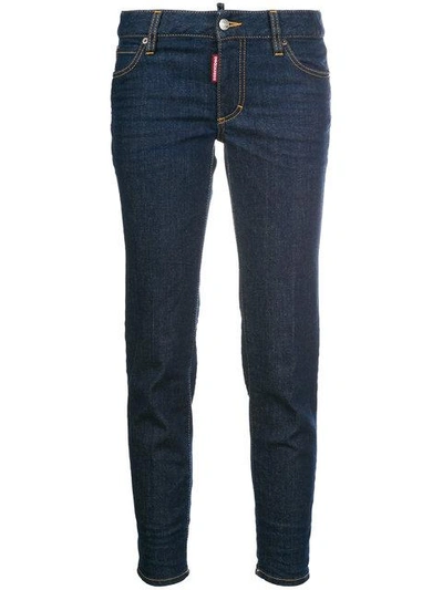 Shop Dsquared2 Twiggy Jeans - Blue