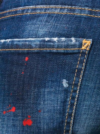 Shop Dsquared2 Distressed Boyfriend Jeans - Blue
