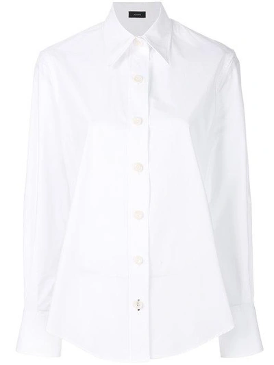 Shop Joseph Classic Shirt In White