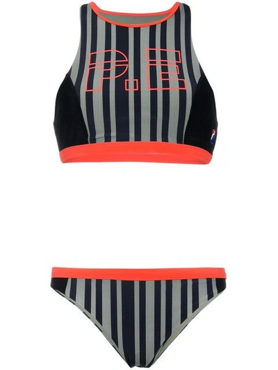 Shop P.e Nation Back Paddle Bikini In Multicolour