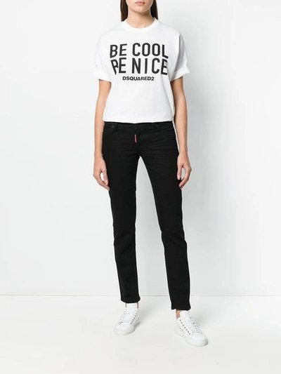 Be Nice印花T恤