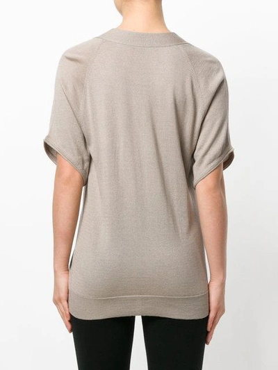 Shop Snobby Sheep Fitted V In Neutrals