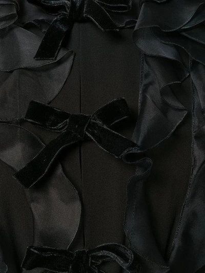 Shop Giambattista Valli Frill Detail Fitted Dress