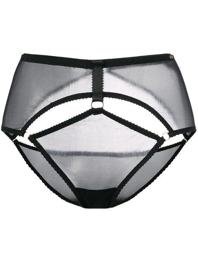 Shop Something Wicked Eve Briefs In Black