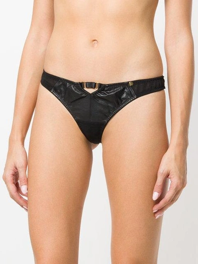 Shop Something Wicked Montana Thong In Black